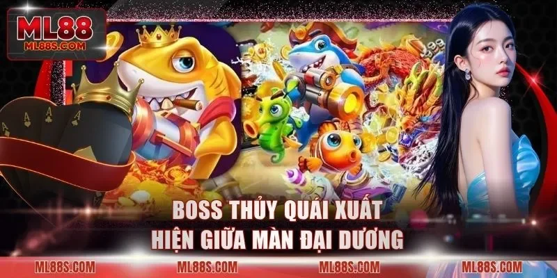 Boss thủy quái xuất hiện giữa màn đại dương
