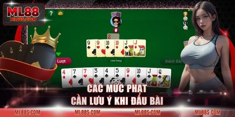 Các mức phạt cần lưu ý khi đấu bài
