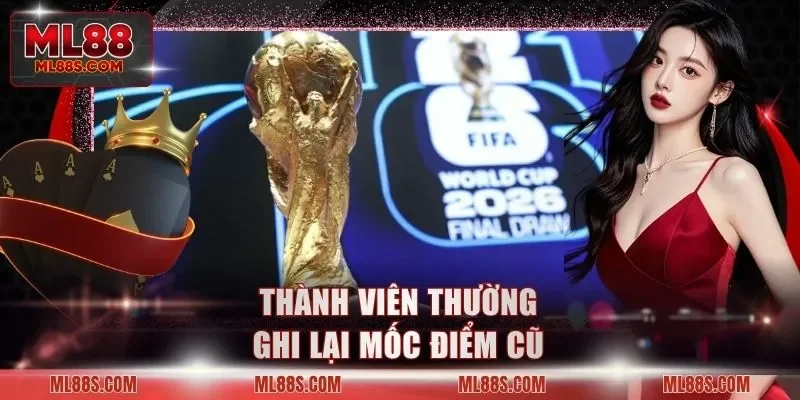 Thành viên thường ghi lại mốc điểm cũ